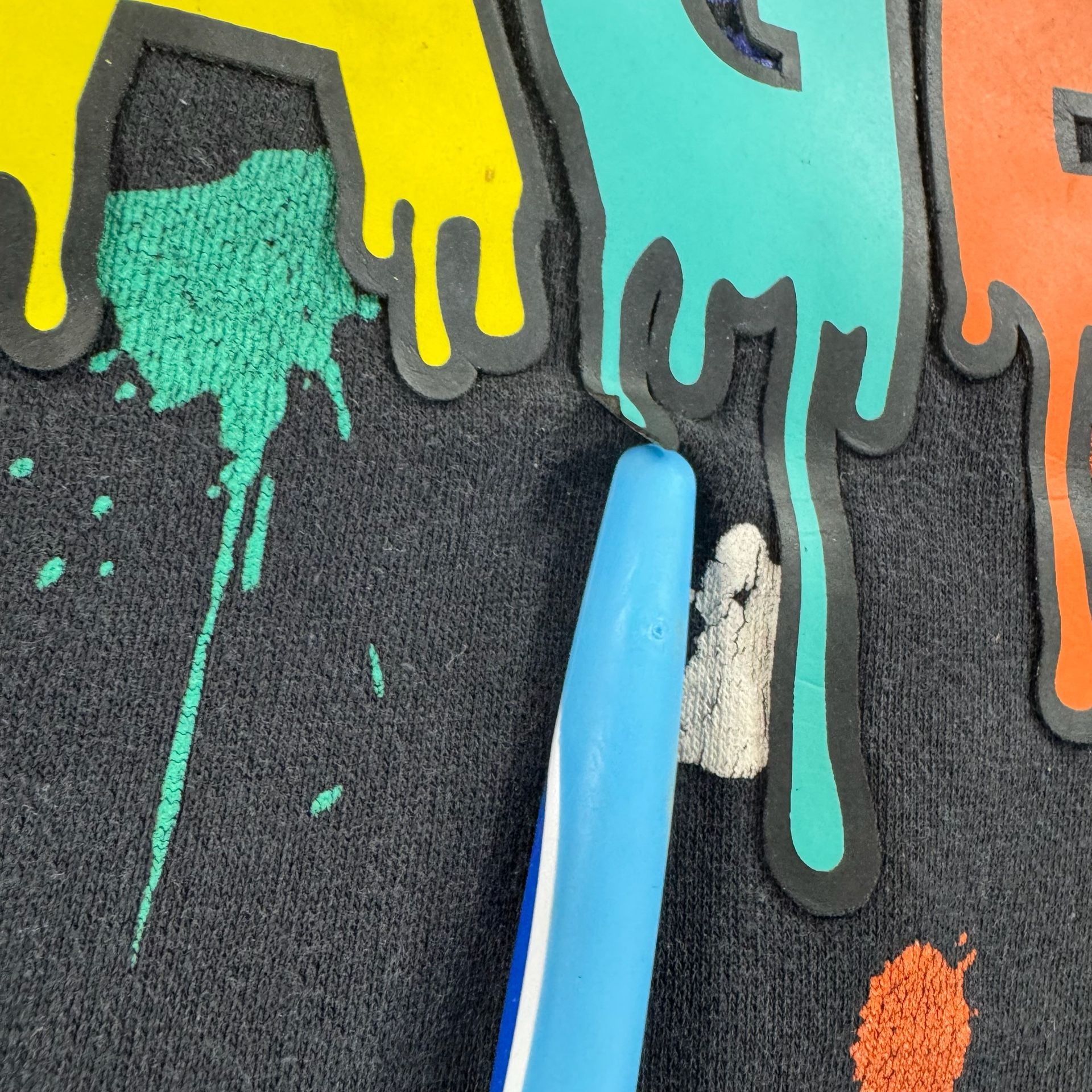 Brooklyn's Best Savage Paint Splatter Drip Hoodie 7