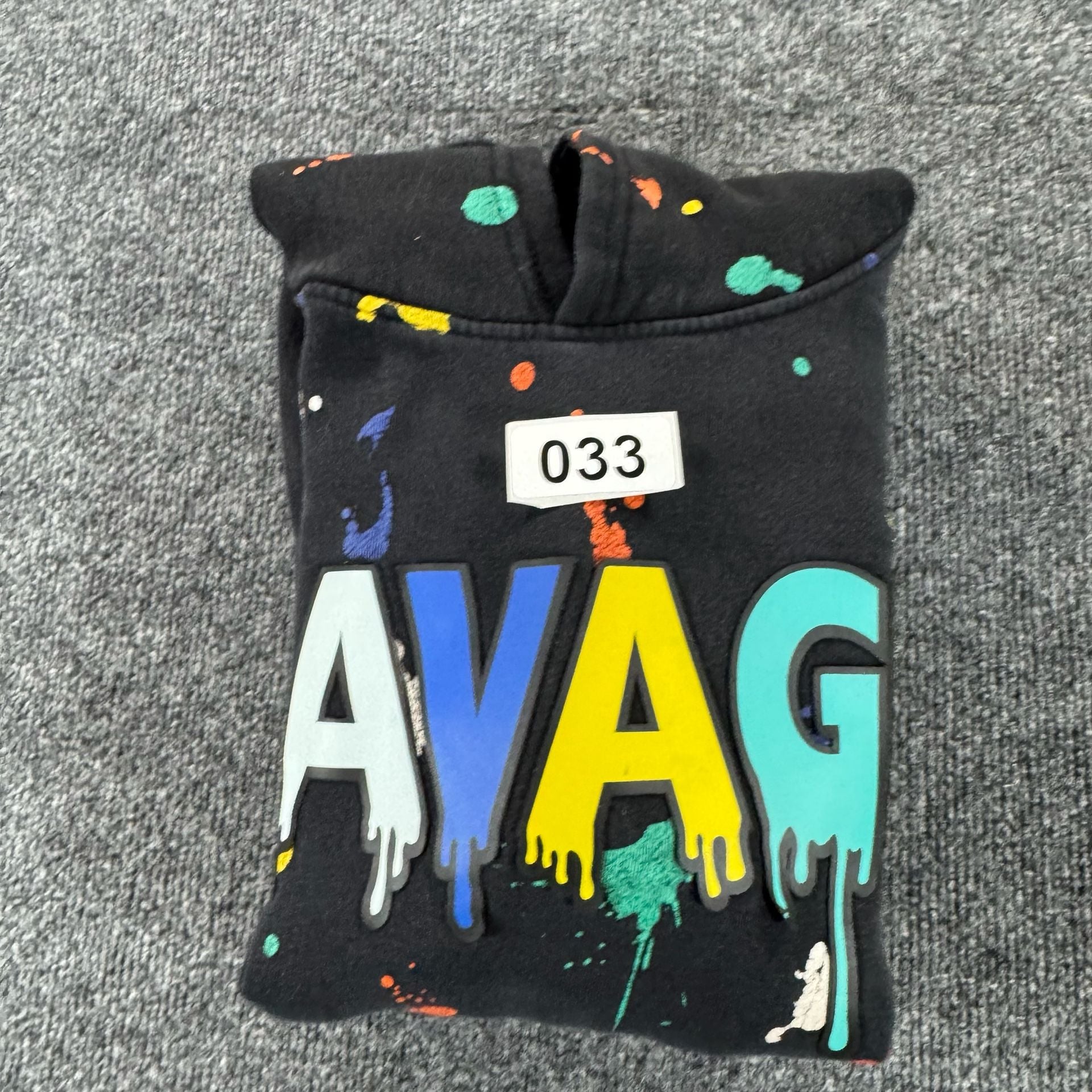 Brooklyn's Best Savage Paint Splatter Drip Hoodie 8
