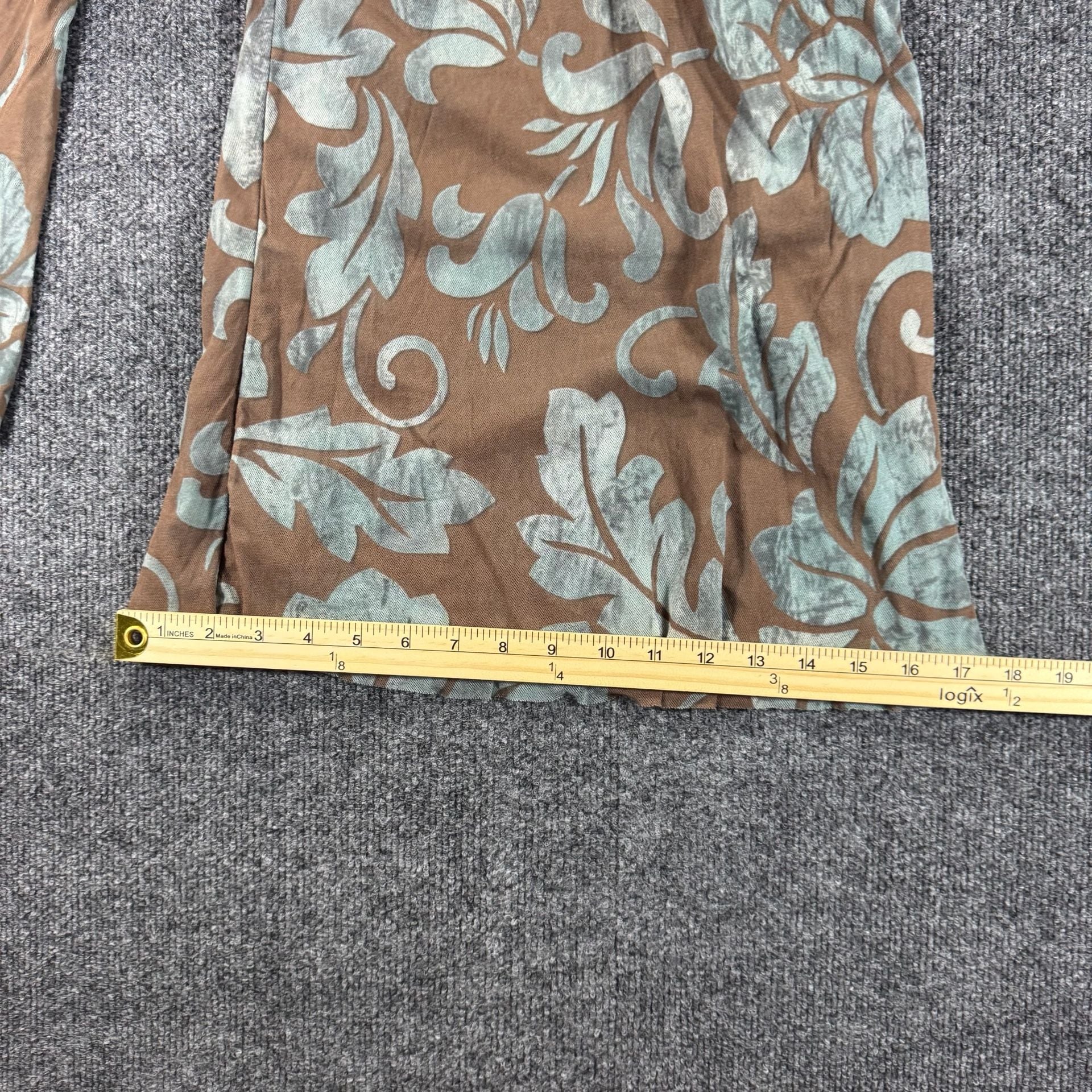 Sweet Pea by Stacy Frati Floral Print Long Sleeve Y2K Empire Waist Mini Dress 4