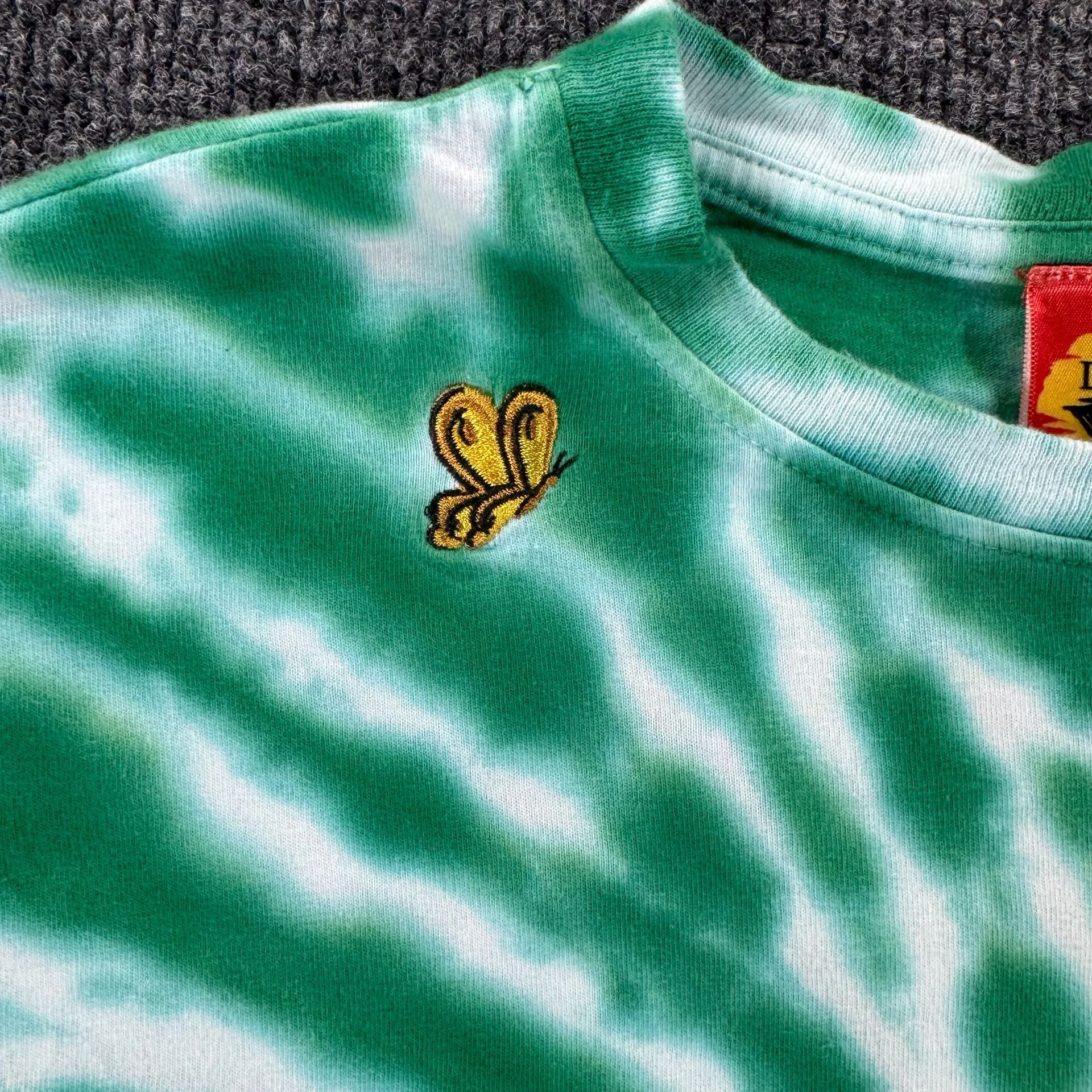 Disney The Lion King Green Tie Dye Embroidered Simba Pocket T-Shirt 7