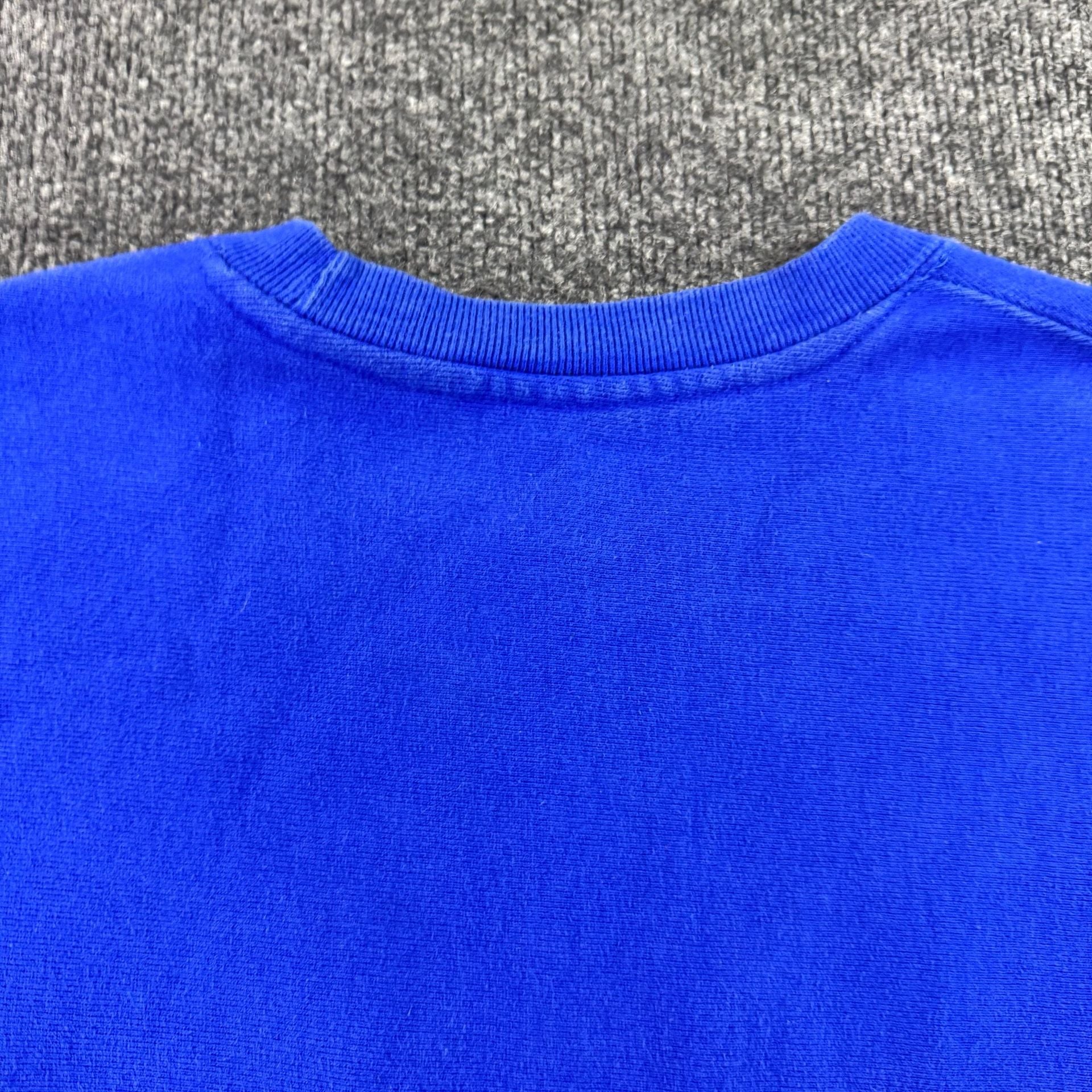 Champion Reverse Weave Royal Blue Embroidered Script Logo Crewneck Sweatshirt 13