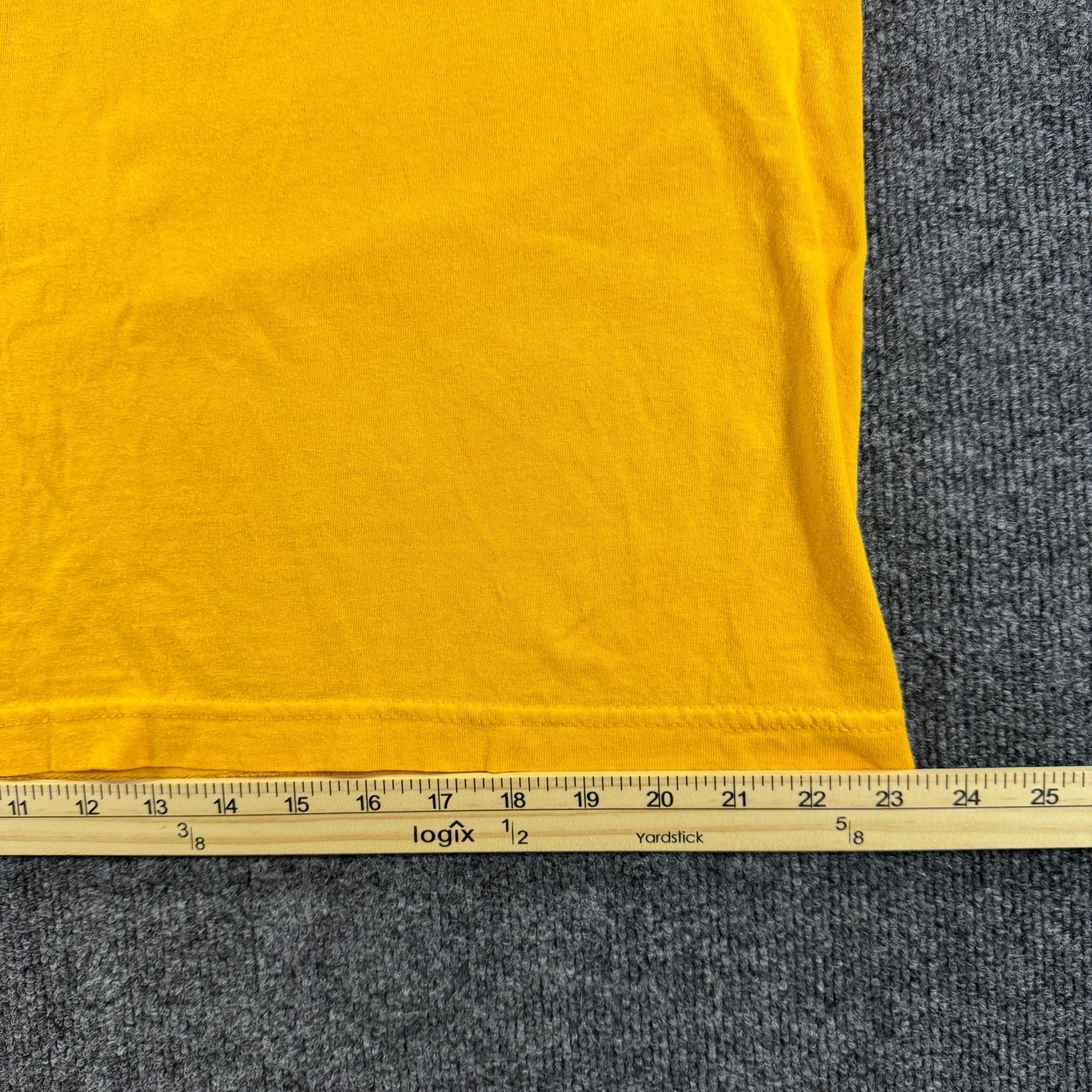 Vintage U.S. Navy Bill The Goat Mascot Graphic T-Shirt Yellow 4