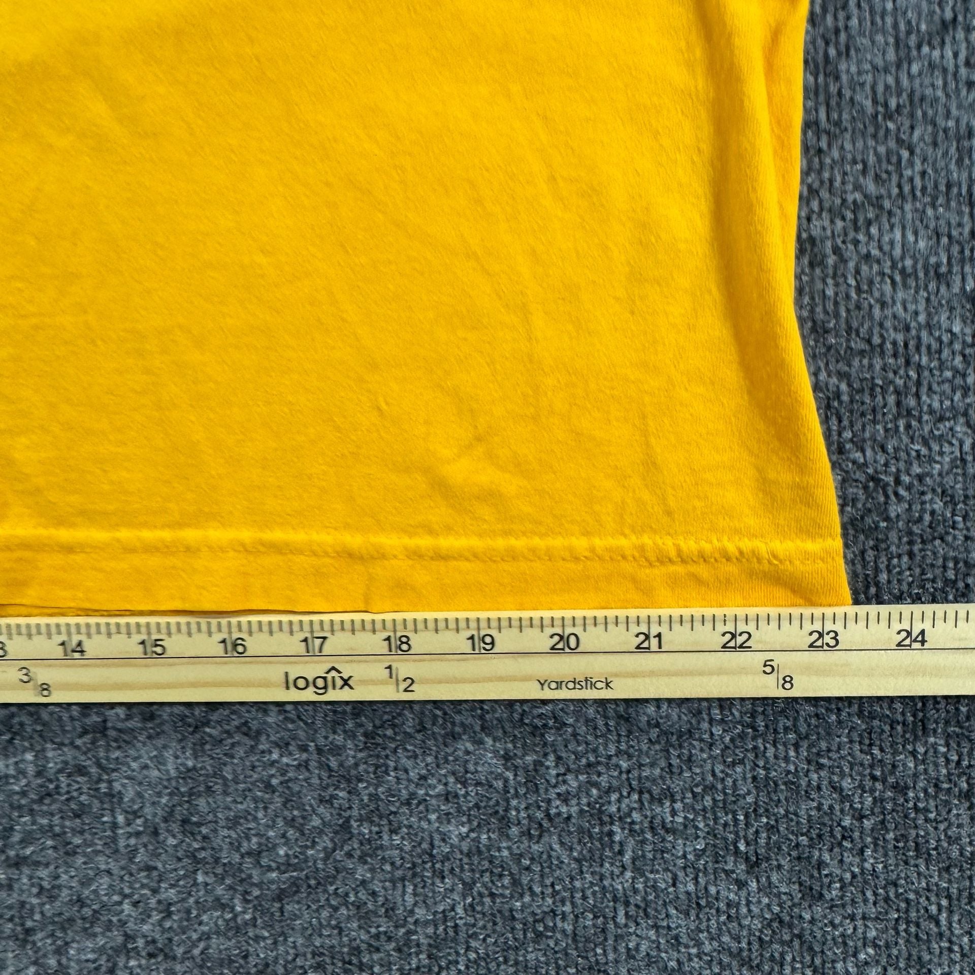 Vintage U.S. Navy Bill The Goat Mascot Graphic T-Shirt Yellow 5