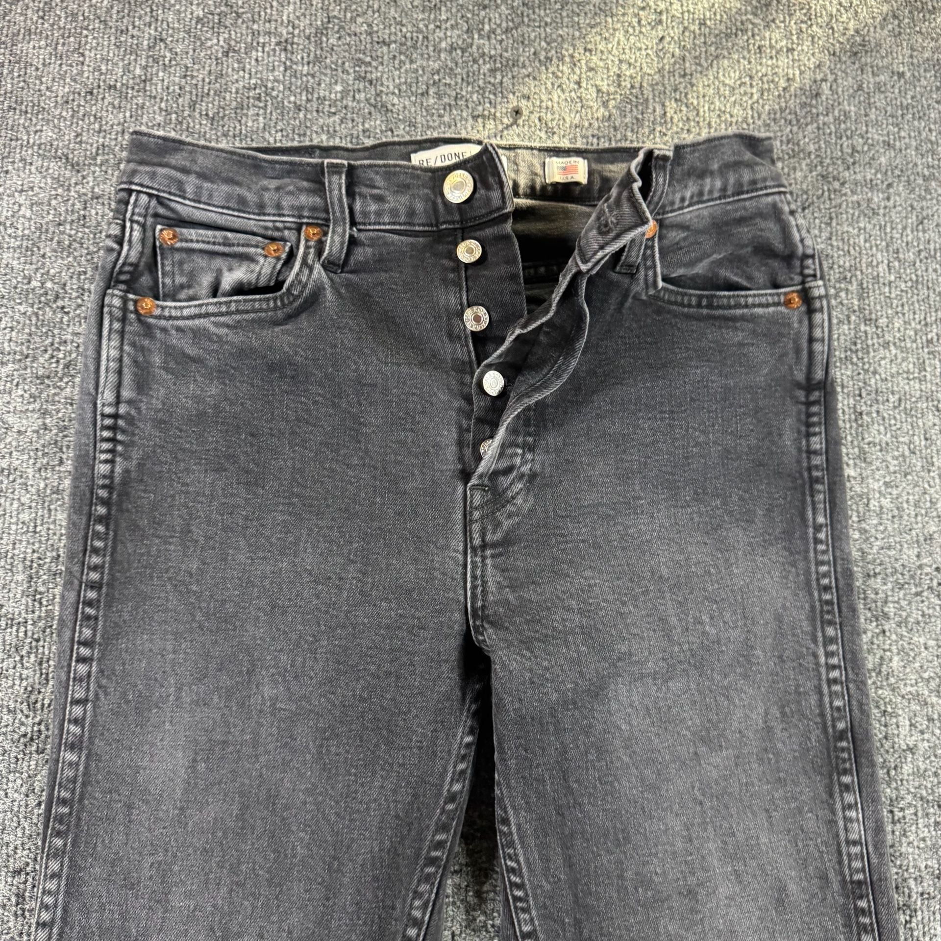 RE/DONE Originals High-Rise Straight Leg Jeans A
USA MADE 9