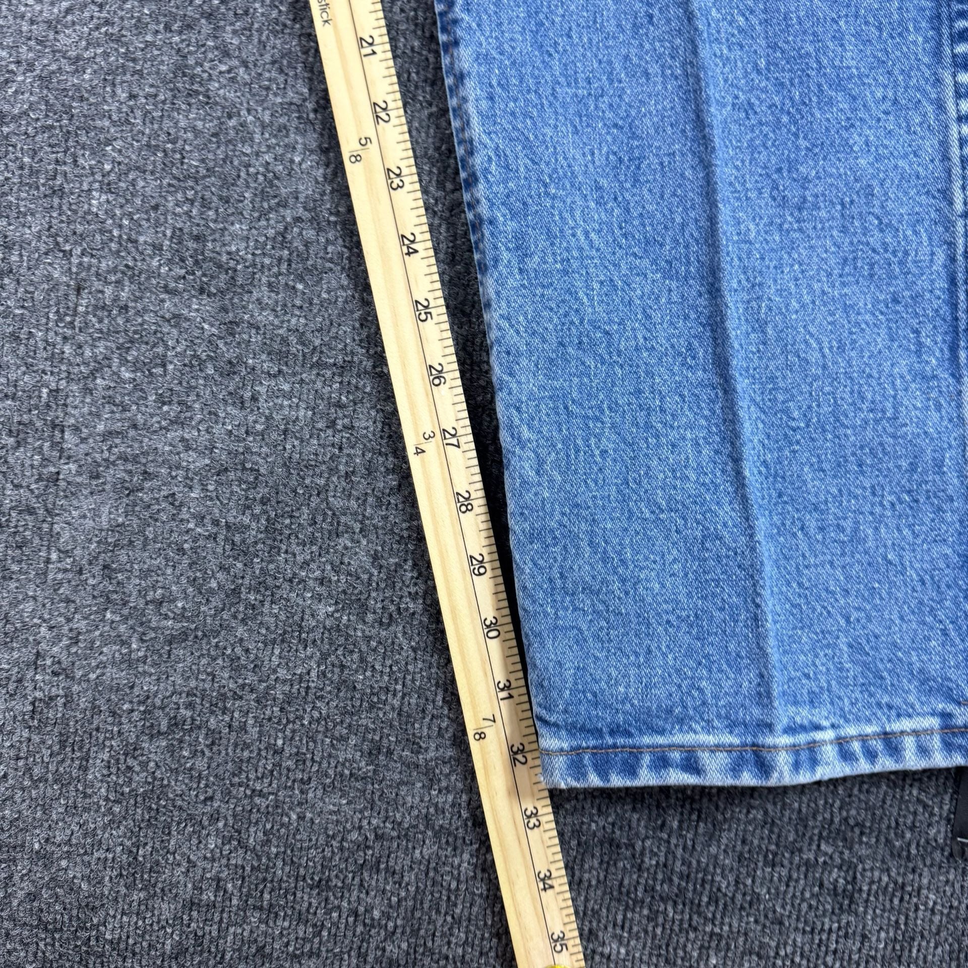 Wrangler 47MWZSW Men's Regular Fit Blue Denim Jeans 34x34 9