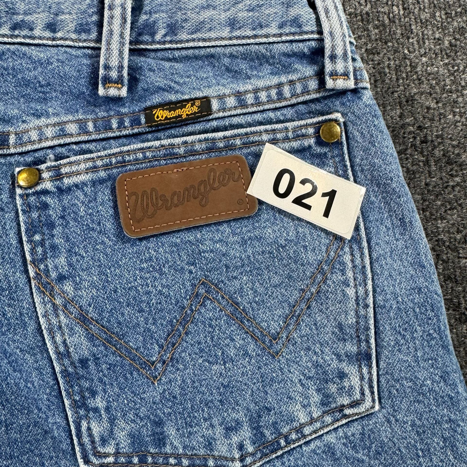 Wrangler 47MWZSW Men's Regular Fit Blue Denim Jeans 34x34 11