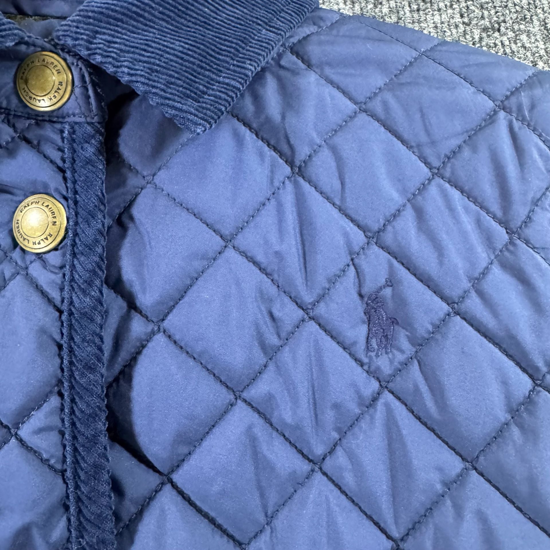 Polo Ralph Lauren Girls Quilted Barn Jacket with Hood 14
