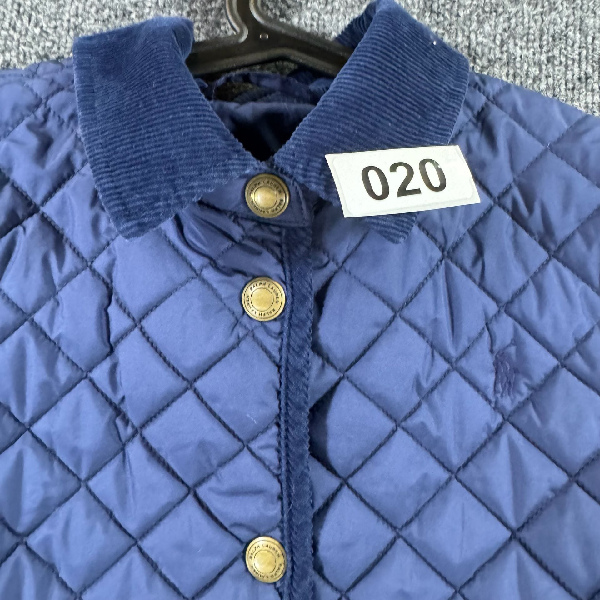 Polo Ralph Lauren Girls Quilted Barn Jacket with Hood 18