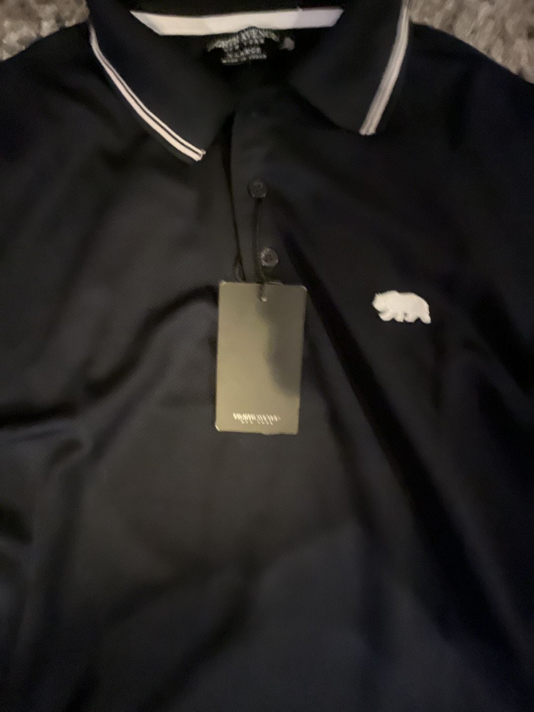 Eighth Avenue New York Men's Bear Logo Polo Shirt 2