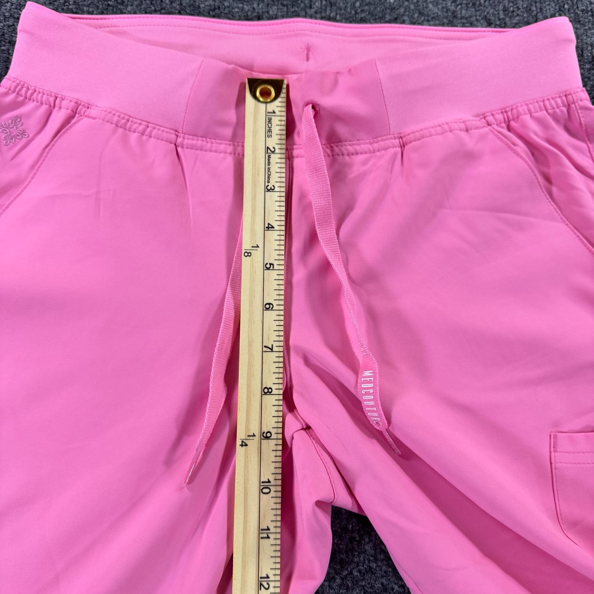 Med Couture Women's Jogger Scrub Pants MC2711 Taffy Pink 10