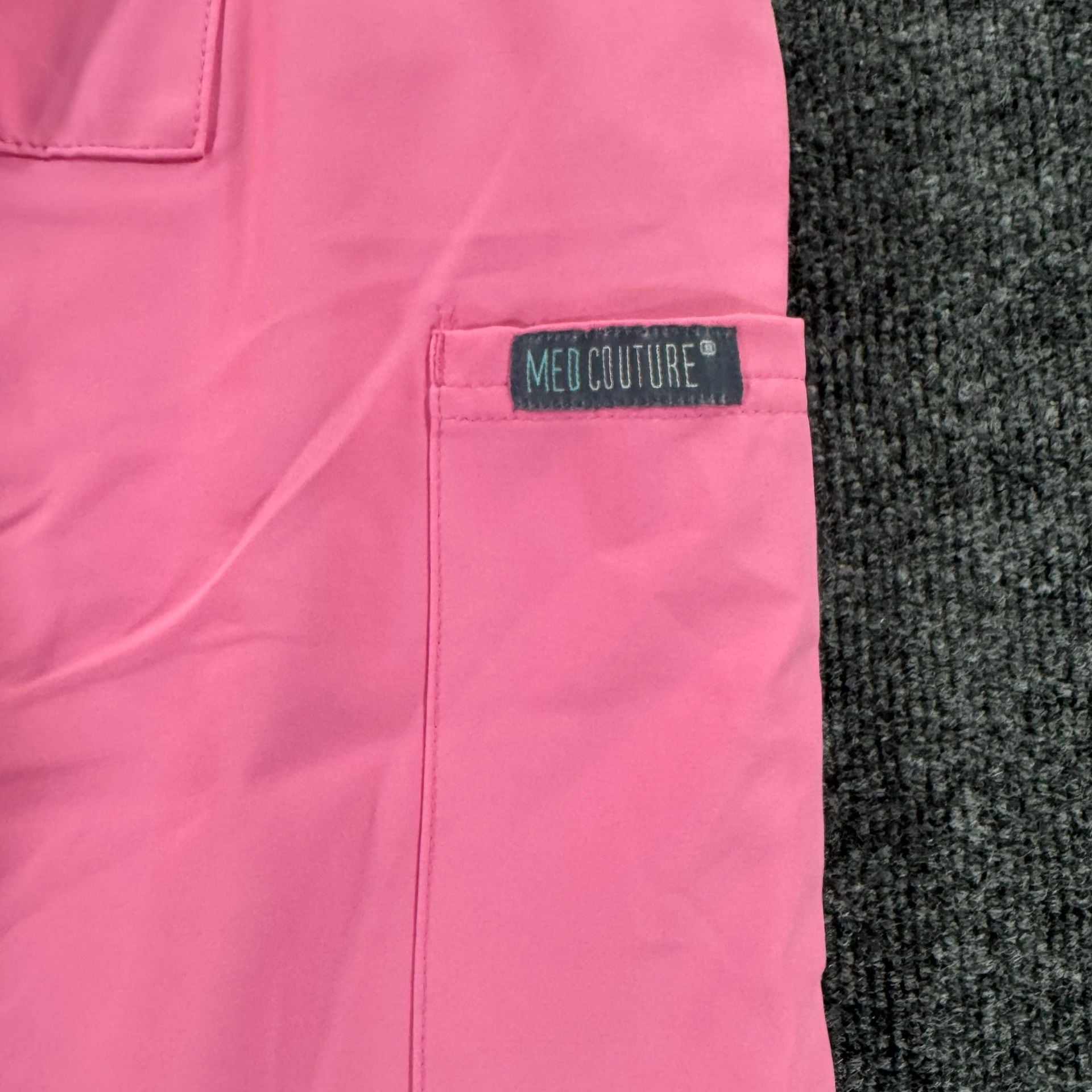 Med Couture Women's Jogger Scrub Pants MC2711 Taffy Pink 12