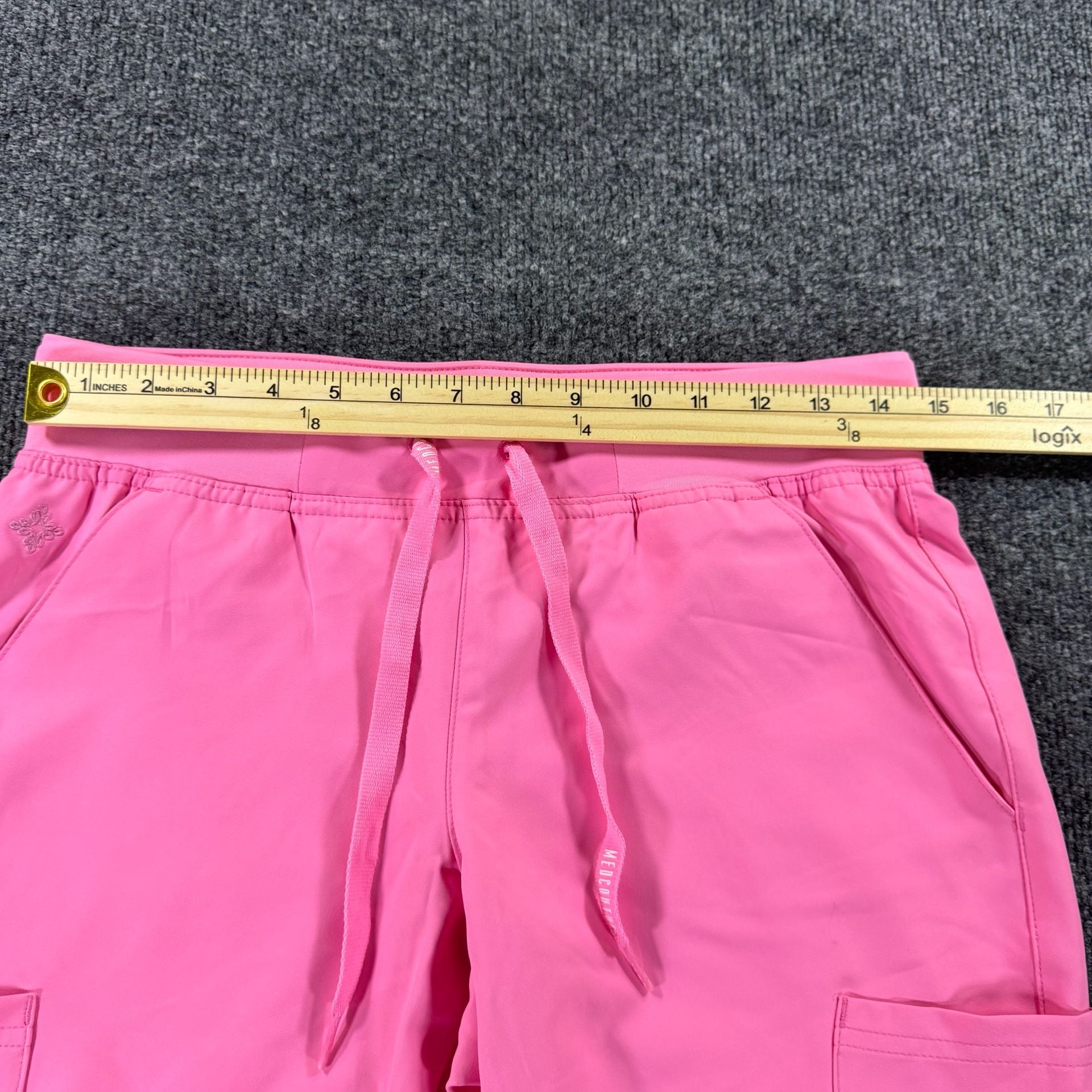 Med Couture Women's Jogger Scrub Pants MC2711 Taffy Pink 13