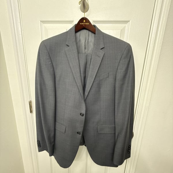 Kenneth Cole Grey 100% Wool 38R W32