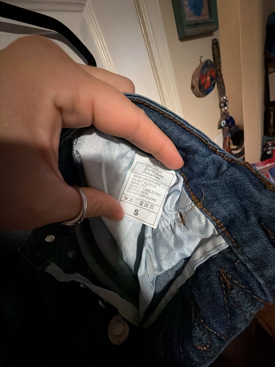 Women's High-Waisted Button-Fly Cropped Slim Jeans 3