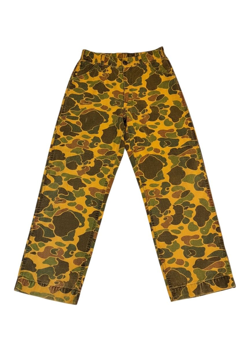 Vintage American Field Duck Camo Hunting Pants Made in USA 2