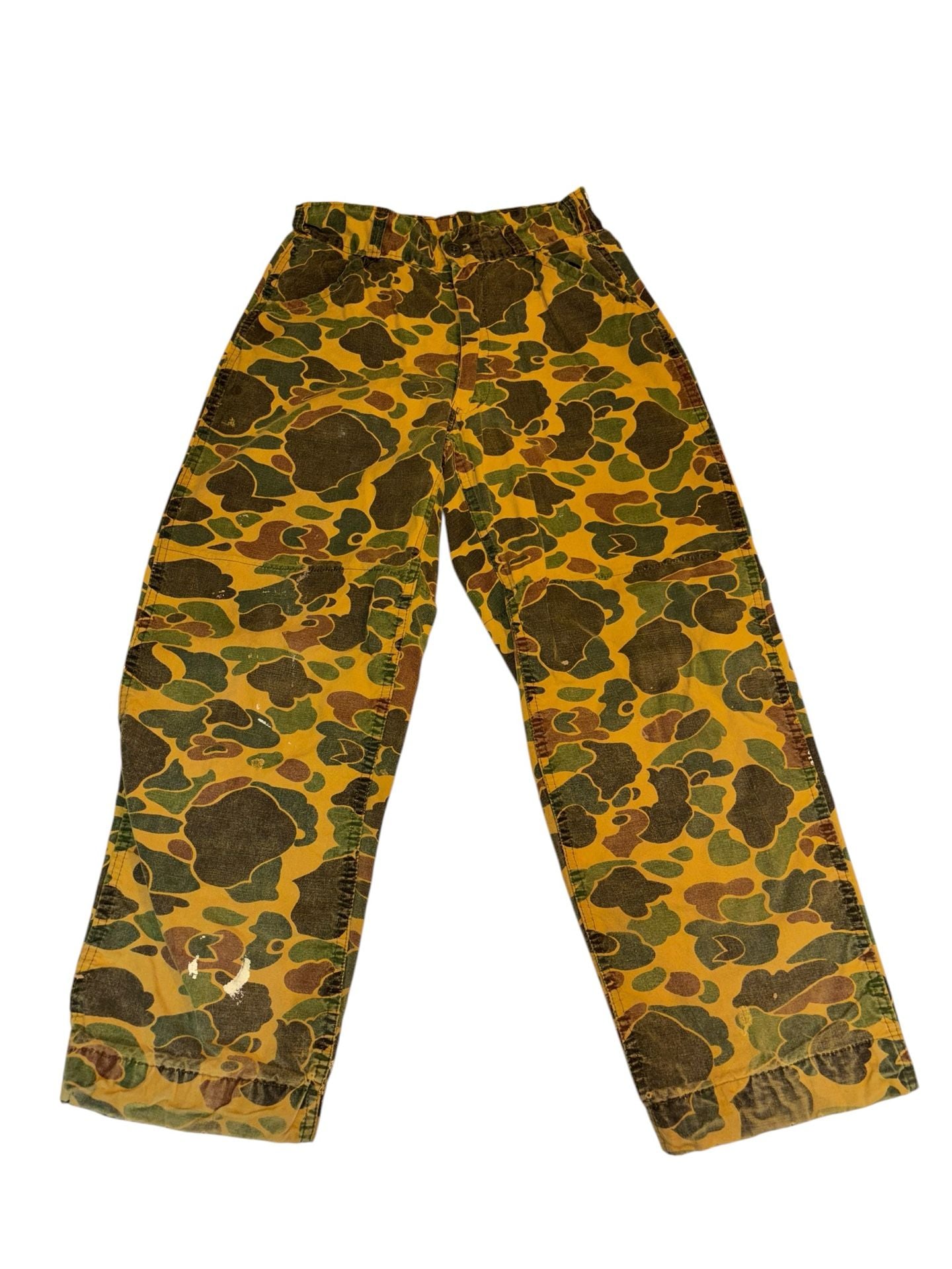 Vintage American Field Duck Camo Hunting Pants Made in USA 3
