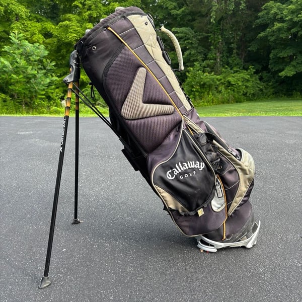 Callaway Warbird X Stand Bag Black and Grey Golf Carry Bag