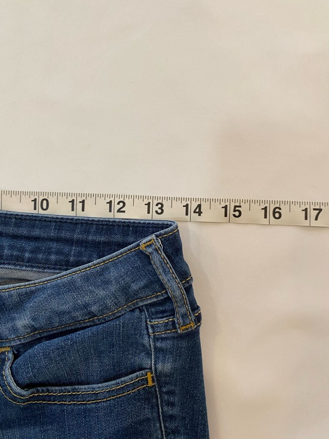 Hollister Super Skinny Low Rise Jeans Medium Wash Women's Size 5S (W27 L28) 5