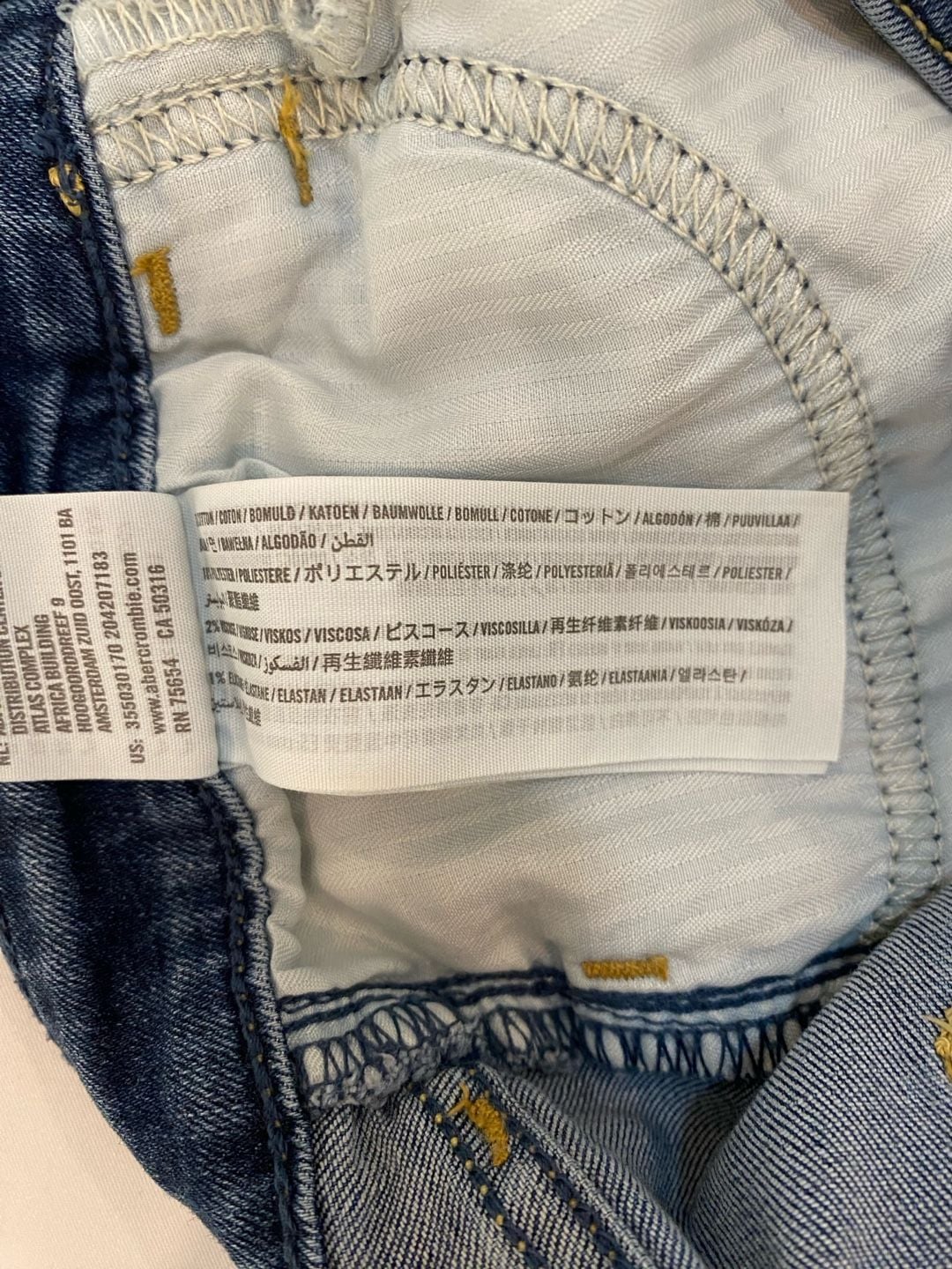 Hollister Super Skinny Low Rise Jeans Medium Wash Women's Size 5S (W27 L28) 10