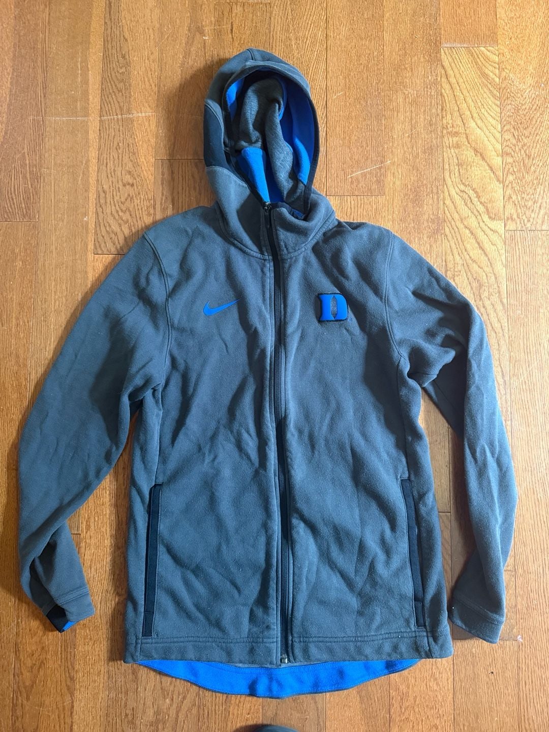 Nike Duke Blue Devils Dri-FIT Basketball Performance Full-Zip Hoodie 2