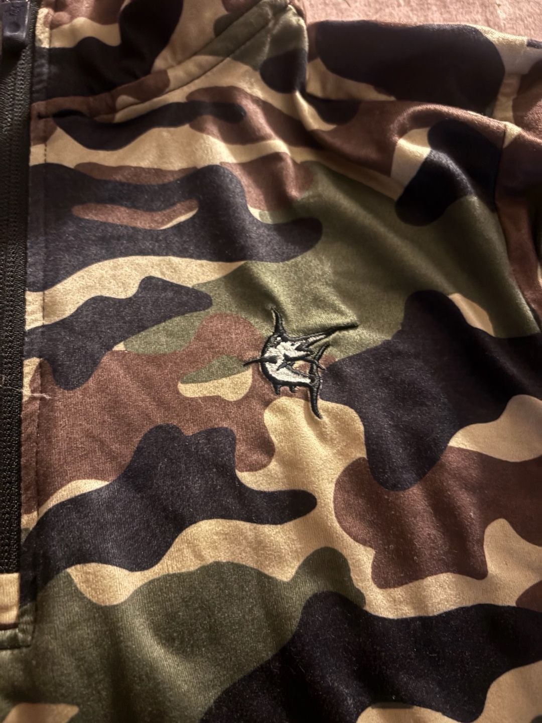 White Water Life Camo Half-Zip Performance Pullover 6