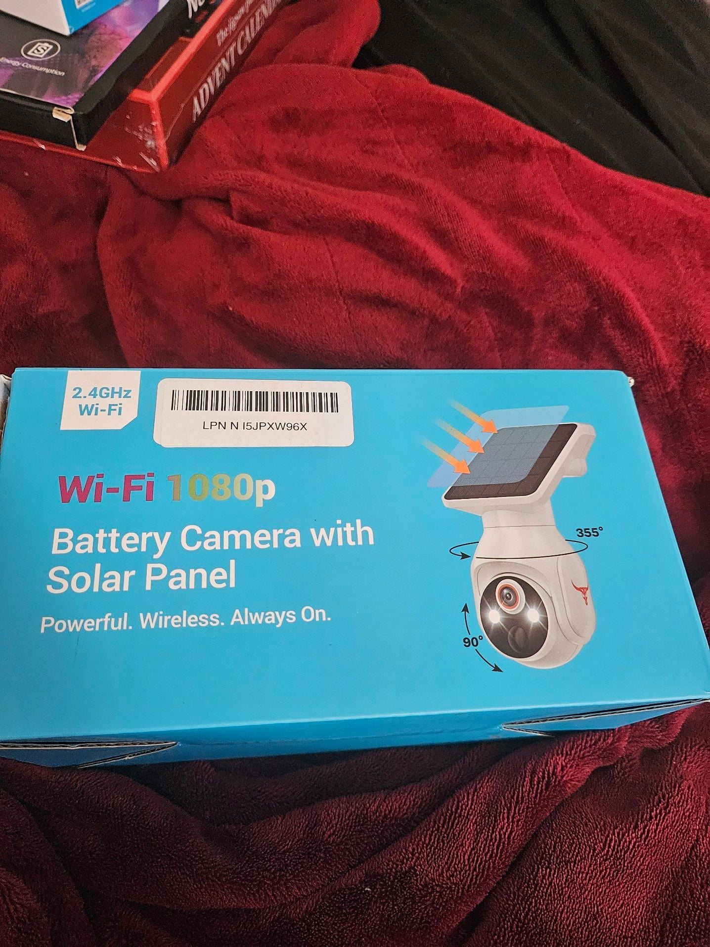 Clover Q50 1080p Battery Powered Wi-Fi Security Camera with Solar Panel 1