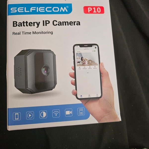 Selfiecom P10 Battery IP Camera with Real-Time Monitoring