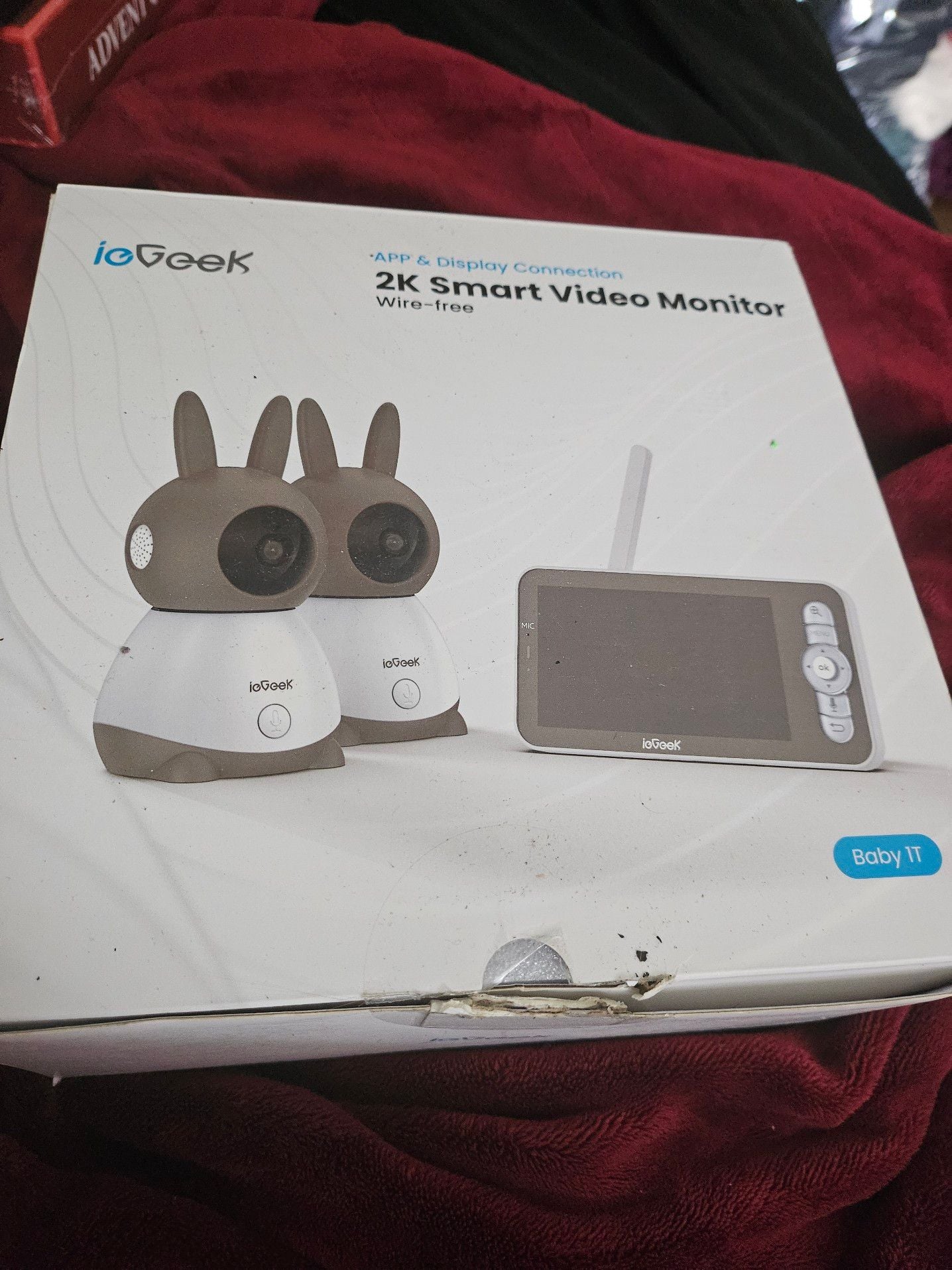 ieGeek Baby 1T 2K Smart Video Monitor with Dual Cameras 1