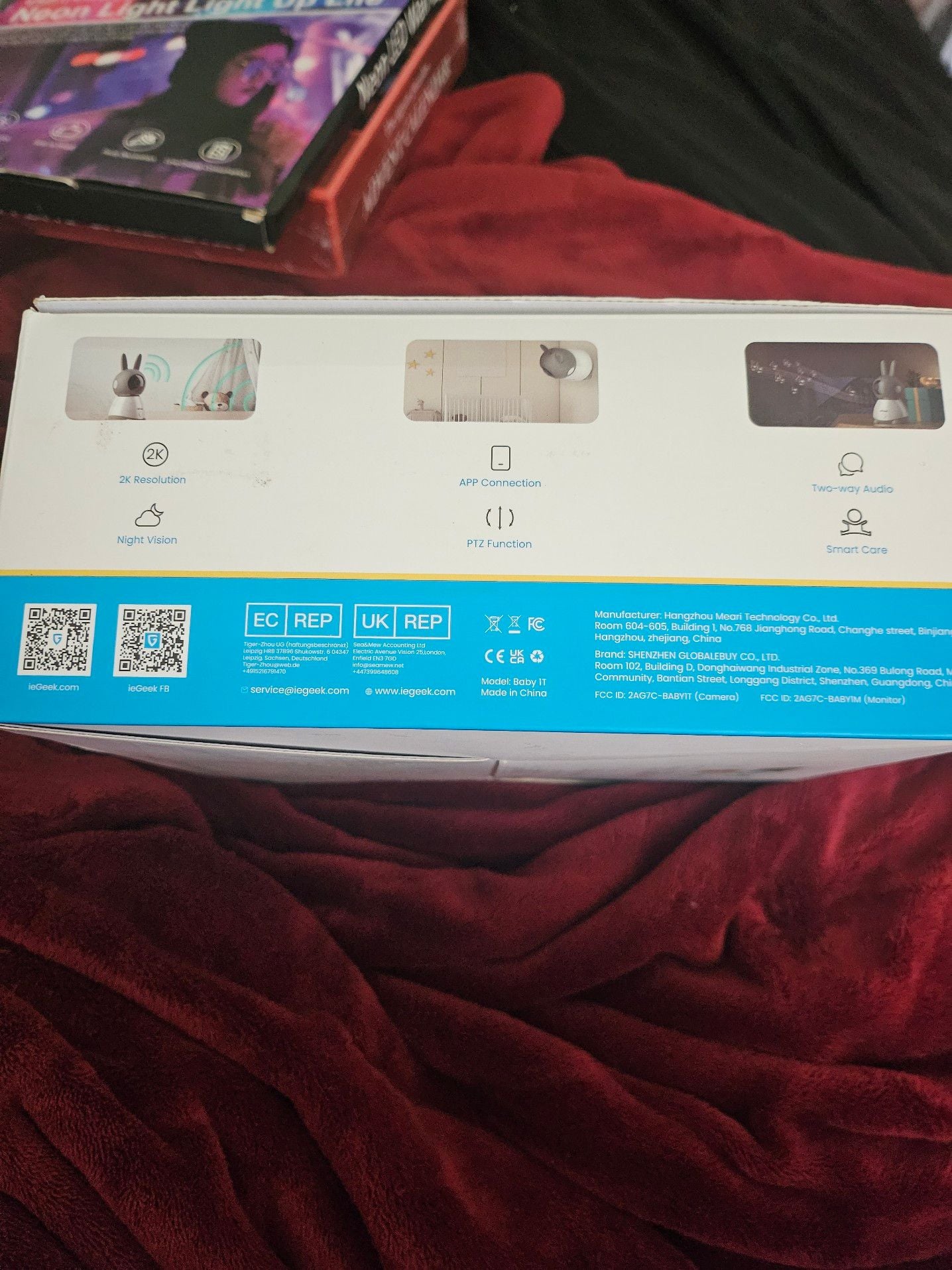 ieGeek Baby 1T 2K Smart Video Monitor with Dual Cameras 5