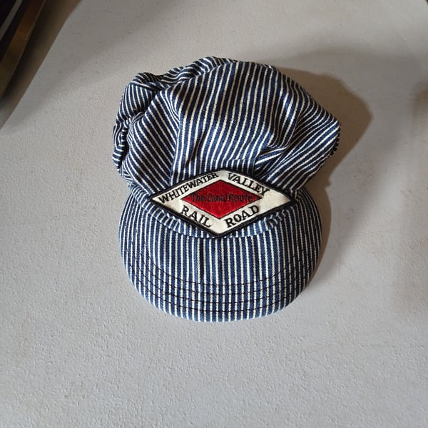 Whitewater Valley Railroad The Canal Route Engineer Conductor Pinstripe Snapback Cap