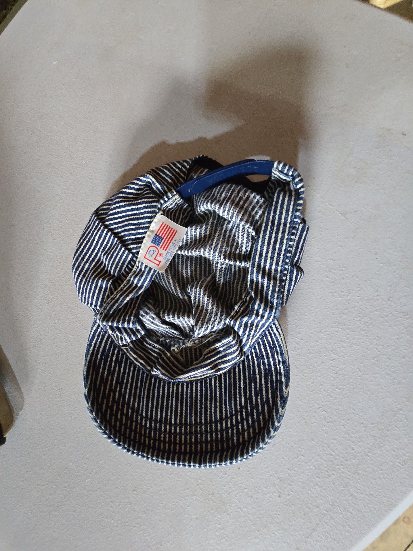 Whitewater Valley Railroad The Canal Route Engineer Conductor Pinstripe Snapback Cap 3