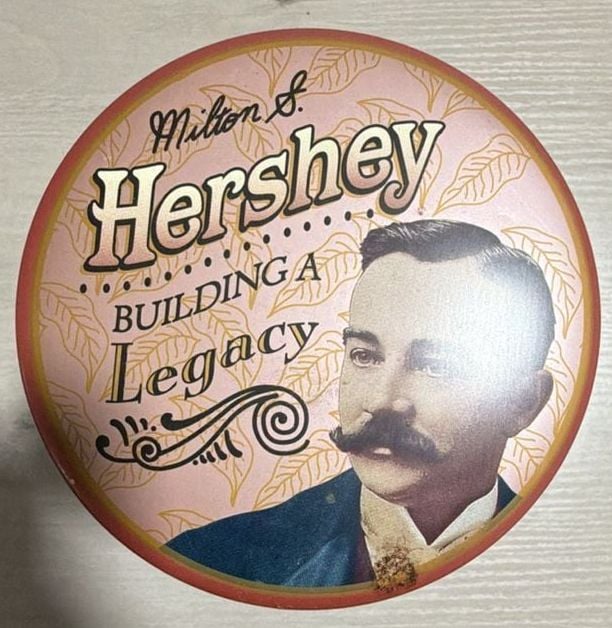1996 Milton S. Hershey Building a Legacy Canister Series #1 Collectible Tin 1