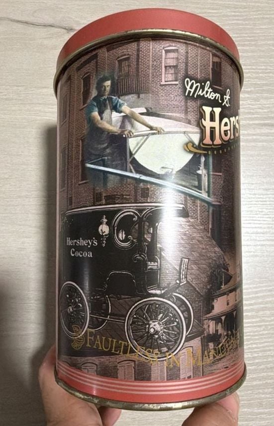 1996 Milton S. Hershey Building a Legacy Canister Series #1 Collectible Tin 3