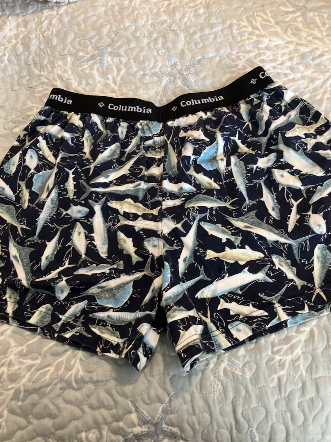 Columbia Sportswear Company Men's Fish Print Boxer Shorts 3