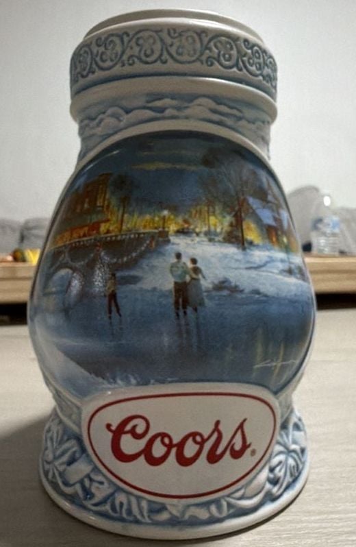 1997 Coors Seasons of the Heart Beer Stein 1