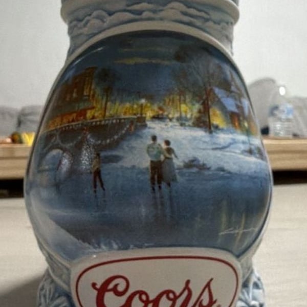 1997 Coors Seasons of the Heart Beer Stein