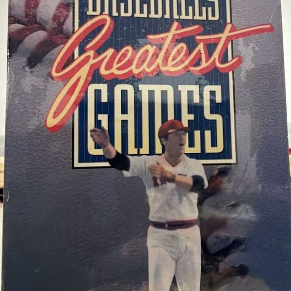 1975 World Series Game 6 Boston Red Sox / Cincinnati Reds VHS (Baseball's Greatest Games)