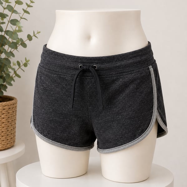 Athletic Works Women's Dark Gray Heather Athletic Shorts