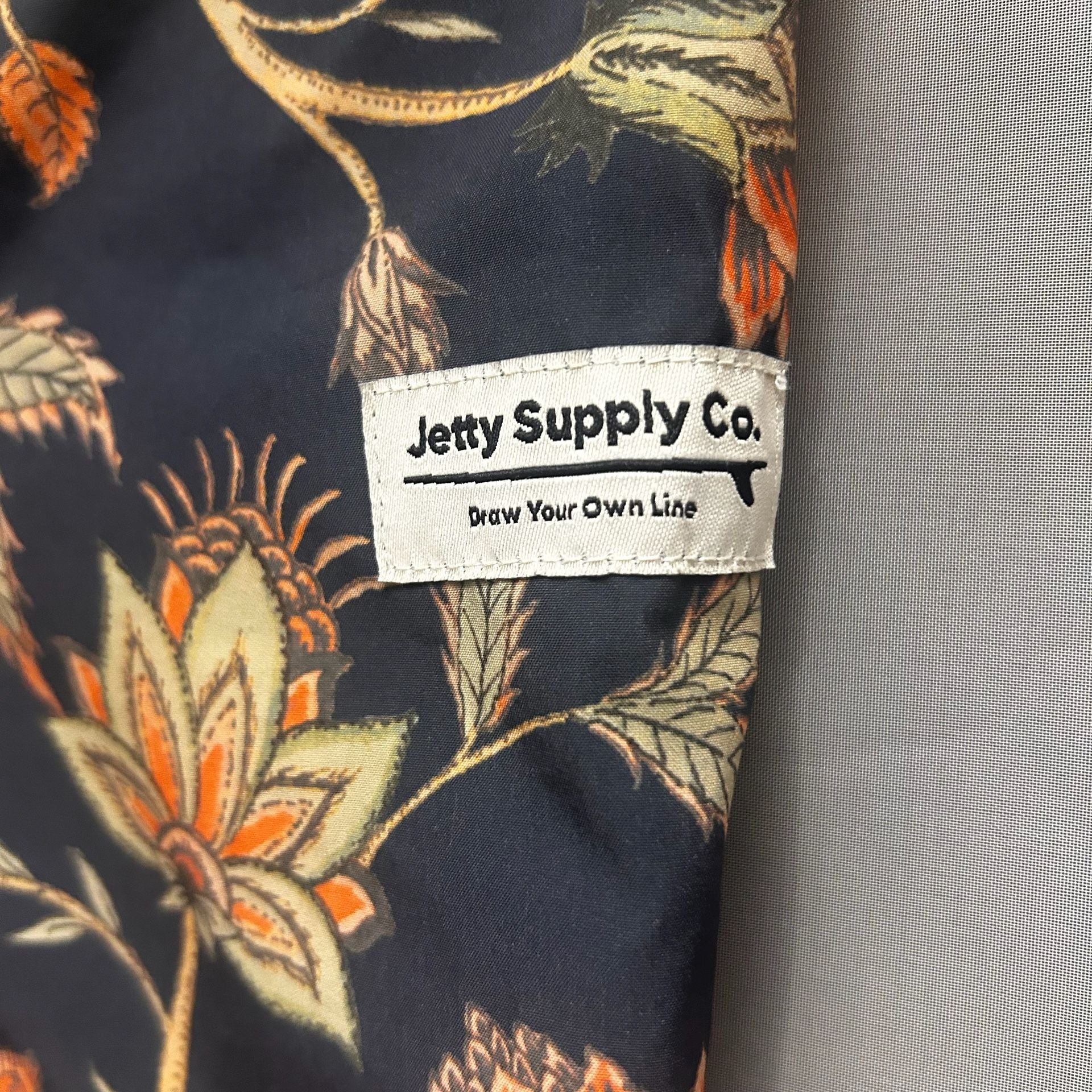 Jetty Men's Floral Print Board Shorts, Size 34 8