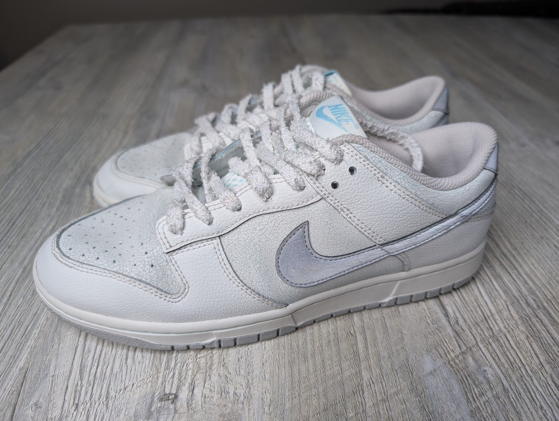 Nike Dunk Low SE Winter Storm Men Size 9.5 White Grey Casual Sneakers HQ3619-121 2