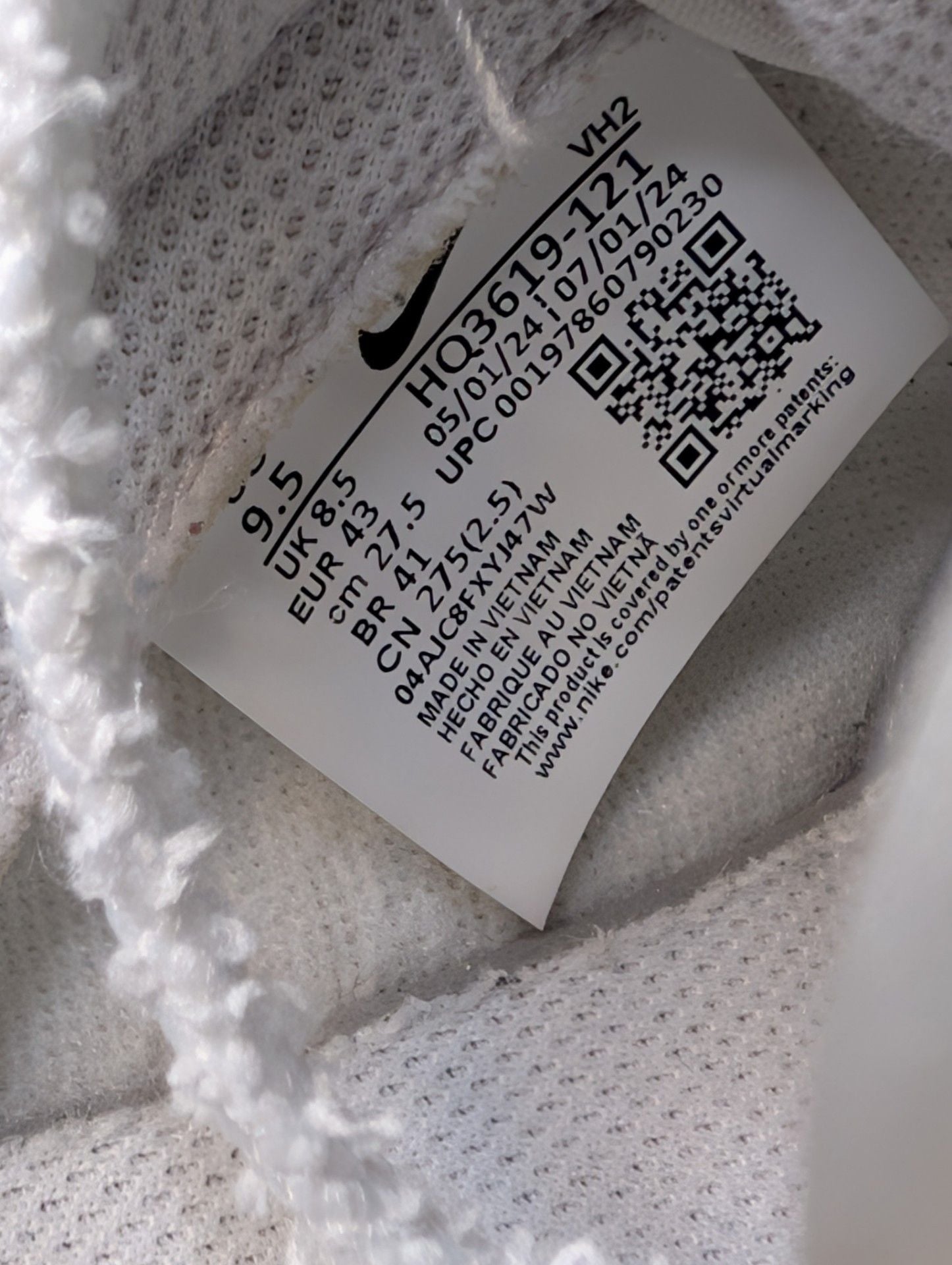 Nike Dunk Low SE Winter Storm Men Size 9.5 White Grey Casual Sneakers HQ3619-121 9