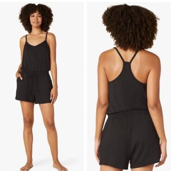 Beyond Yoga Seaside Racerback Romper Small