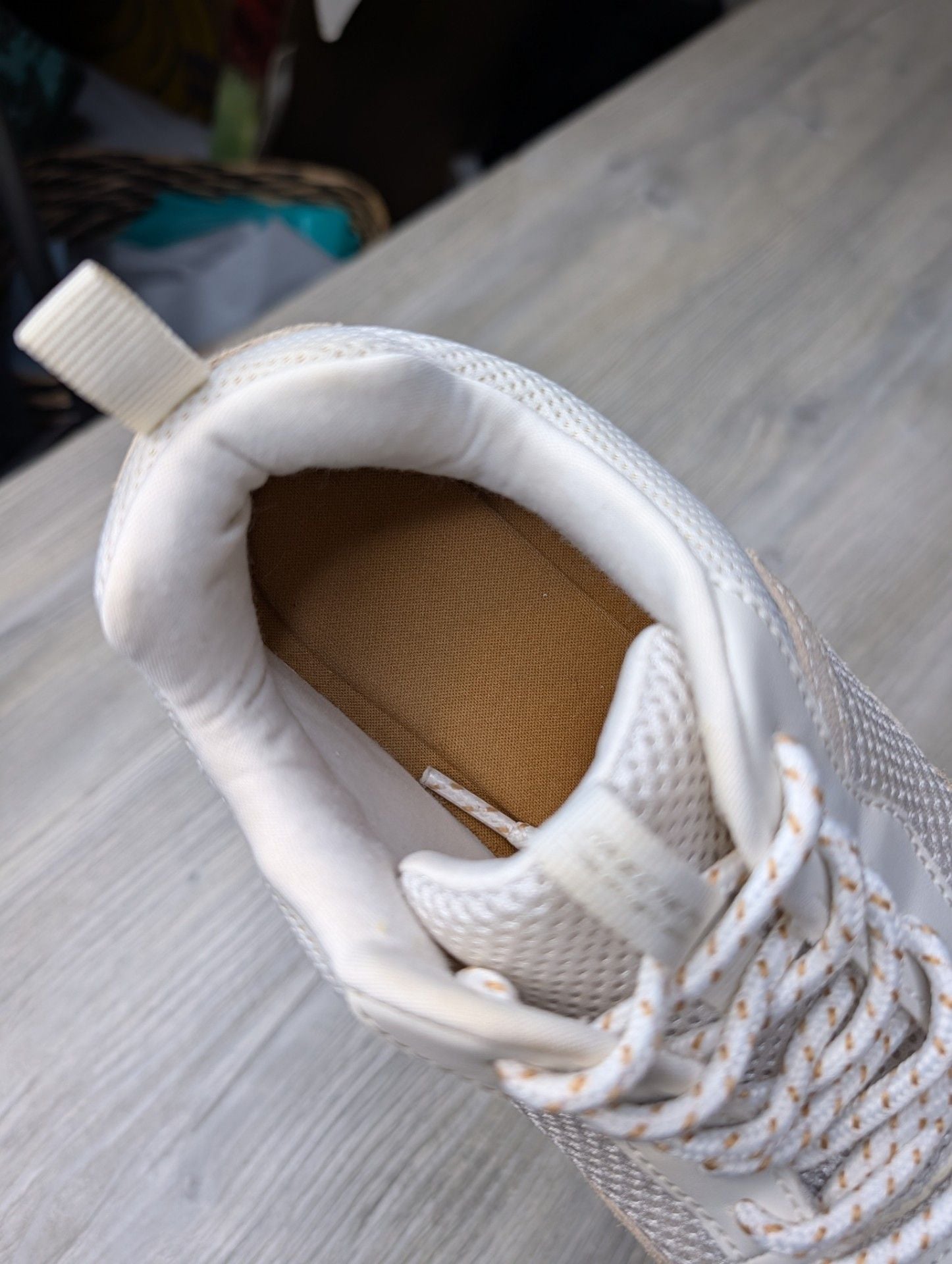 BOBS from Skechers Pulse Air Cream Mesh and Suede Sneakers 7.5 12