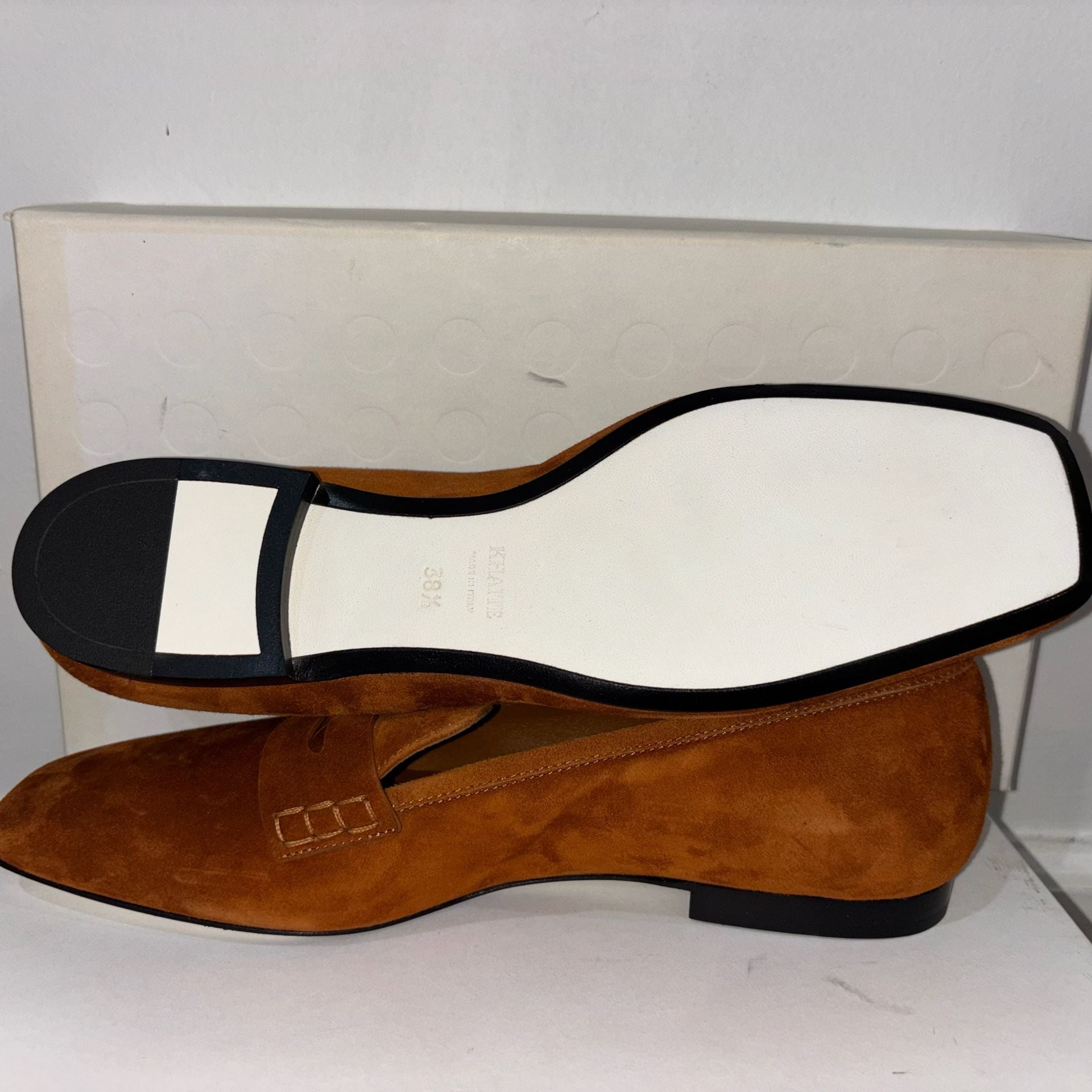 Khaite The Carlisle Suede Loafer in Brown 4
