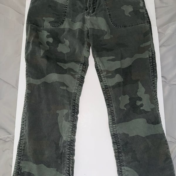 Bubblegum USA American Flavour Women's Camouflage Print Pants Style BG7533N-521G
