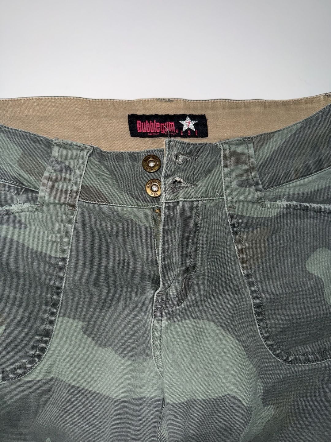 Bubblegum USA American Flavour Women's Camouflage Print Pants Style BG7533N-521G 4