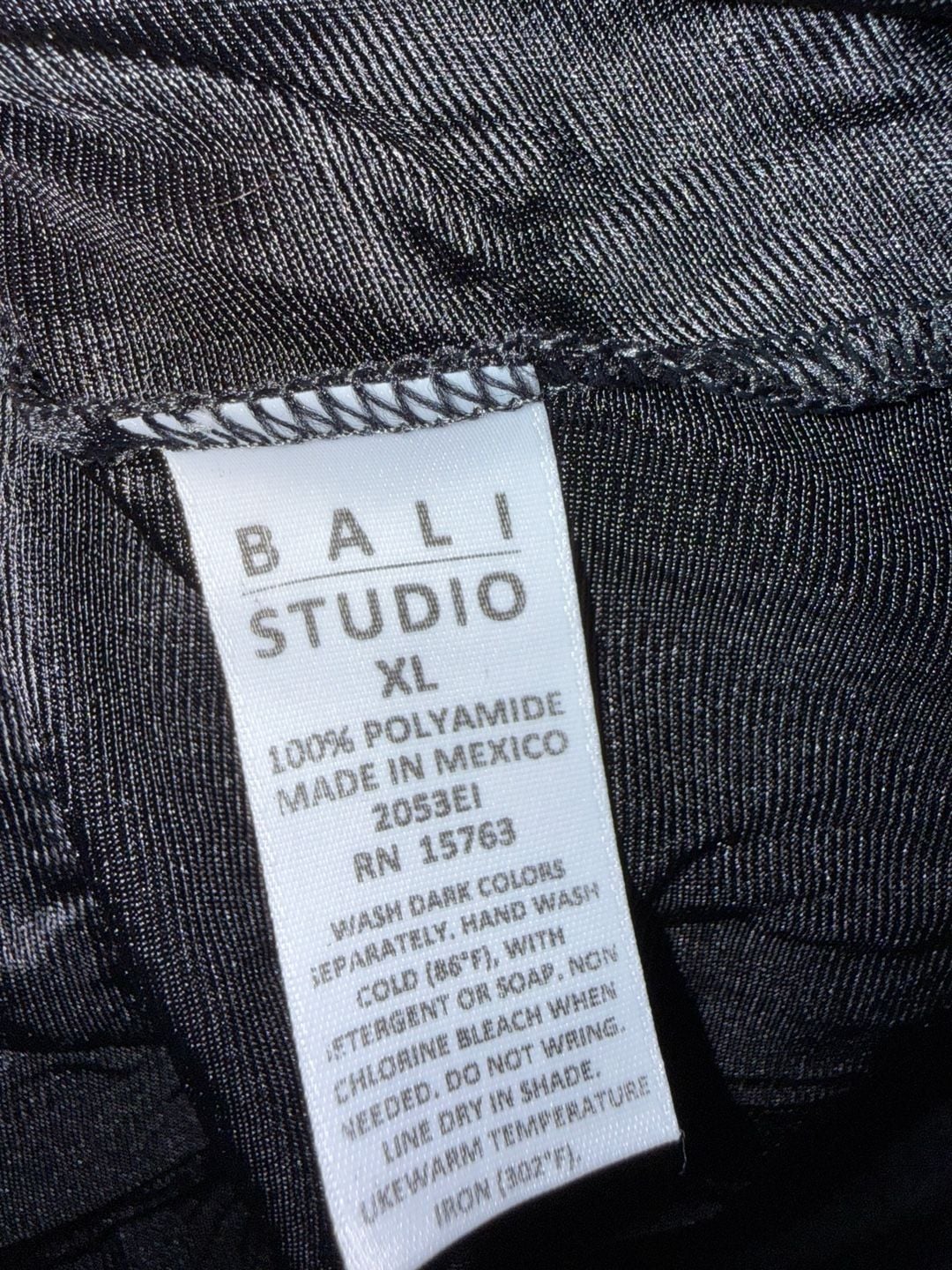 Bali Studio Women's Black Lace Trim Half Slip Skirt 4