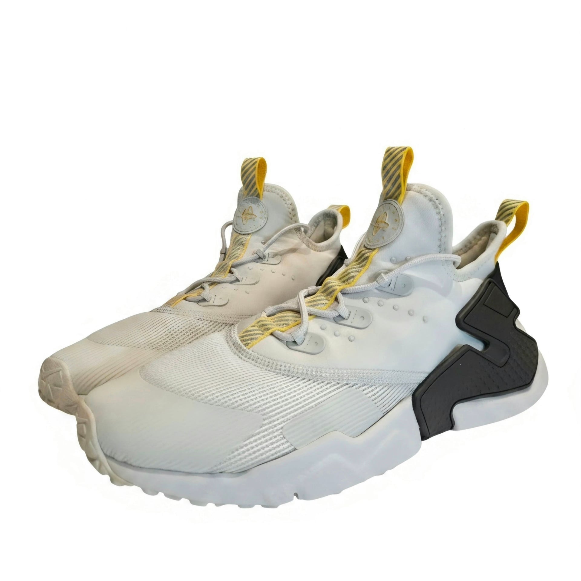 Nike Huarache Drift GS Running Shoes Light Bone/Vivid Sulfur 943344-004 2