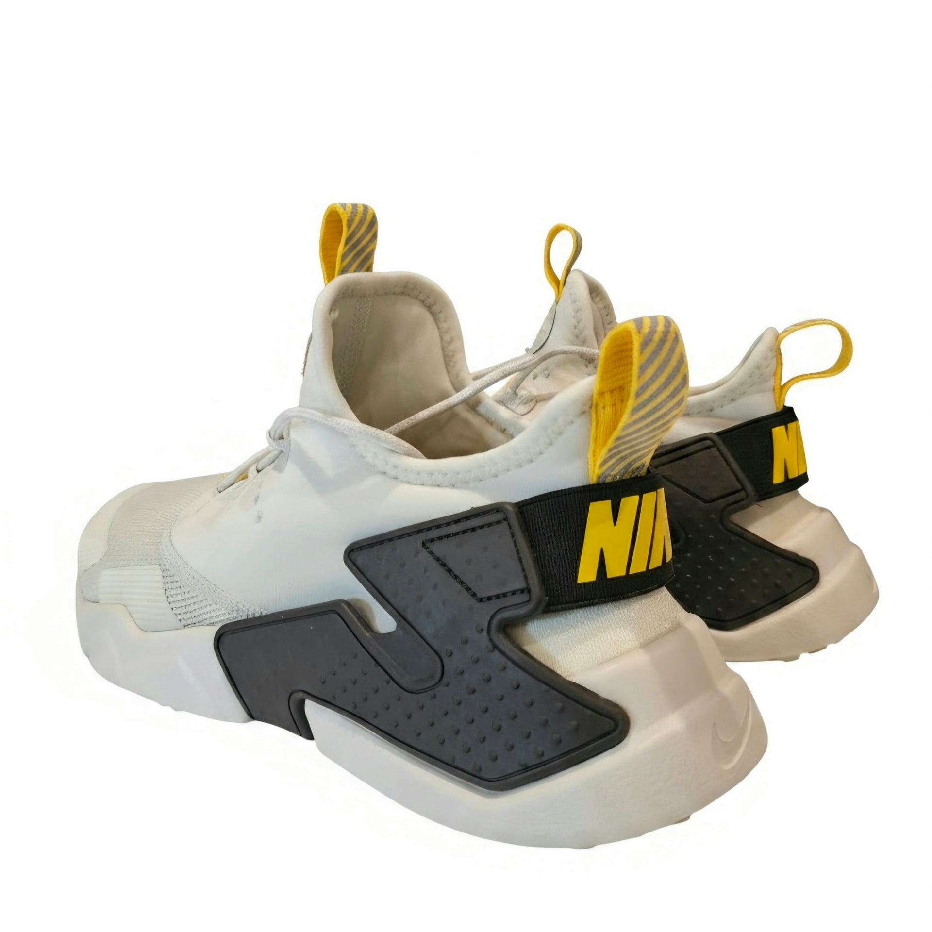 Nike Huarache Drift GS Running Shoes Light Bone/Vivid Sulfur 943344-004 5