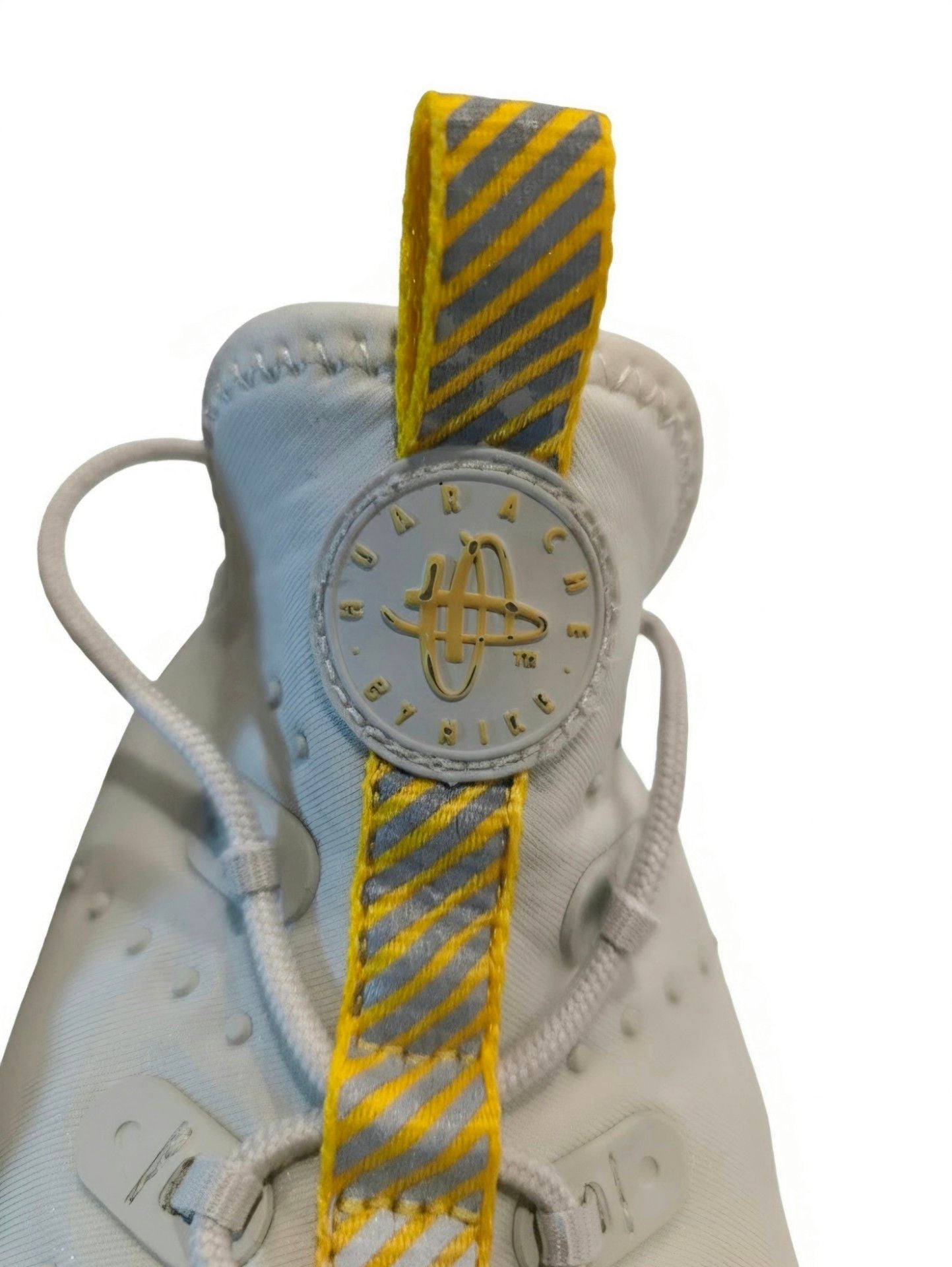 Nike Huarache Drift GS Running Shoes Light Bone/Vivid Sulfur 943344-004 8